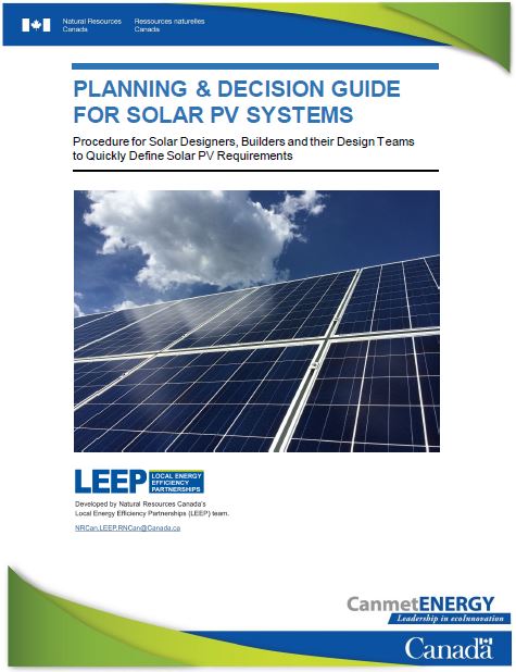 Planning and Decision Guide for Solar PV systems