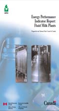 ENERGY PERFORMANCE INDICATOR REPORT: FLUID MILK PLANTS PREPARED FOR THE NATIONAL DAIRY COUNCIL OF CANADA (MAX 25)
