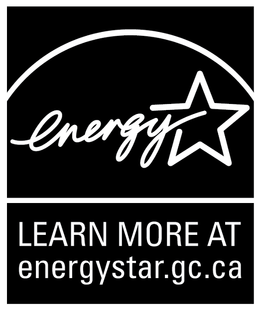LEARN MORE AT energystar.gc.ca, vertical black symbol