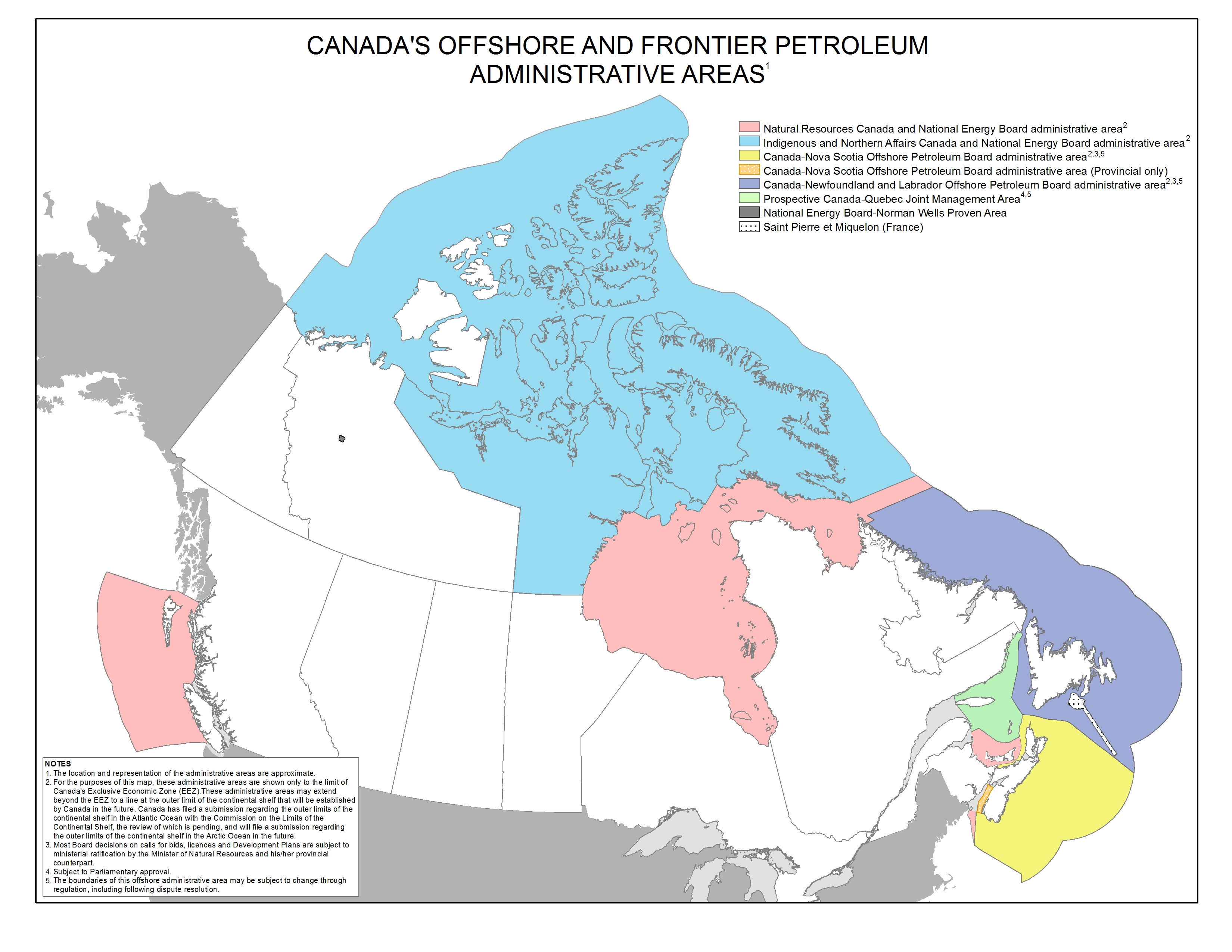 Offshore and Frontier Oil and Gas Jurisdictions in Canada