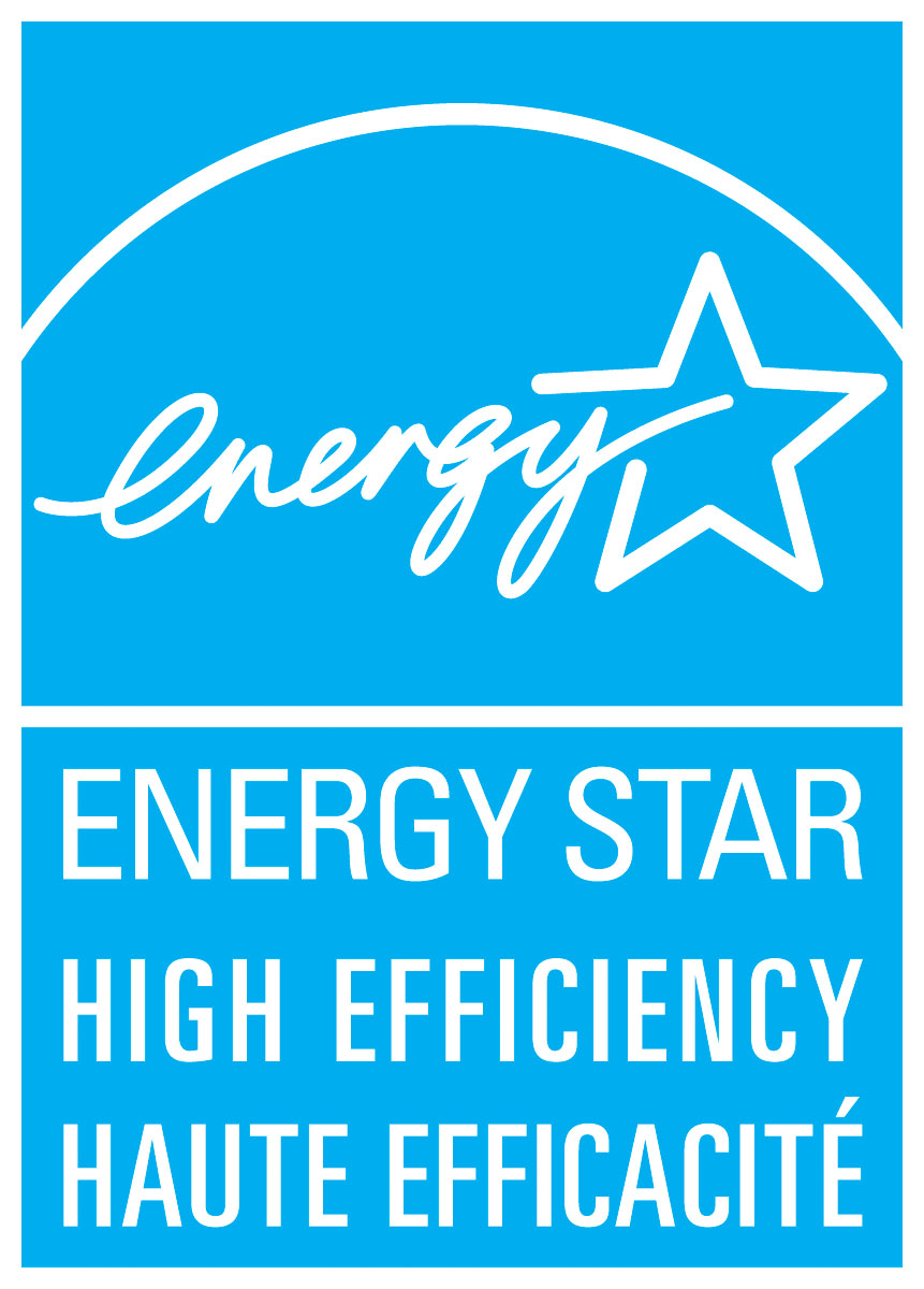 ENERGY STAR symbol high efficiency : haute efficacité 