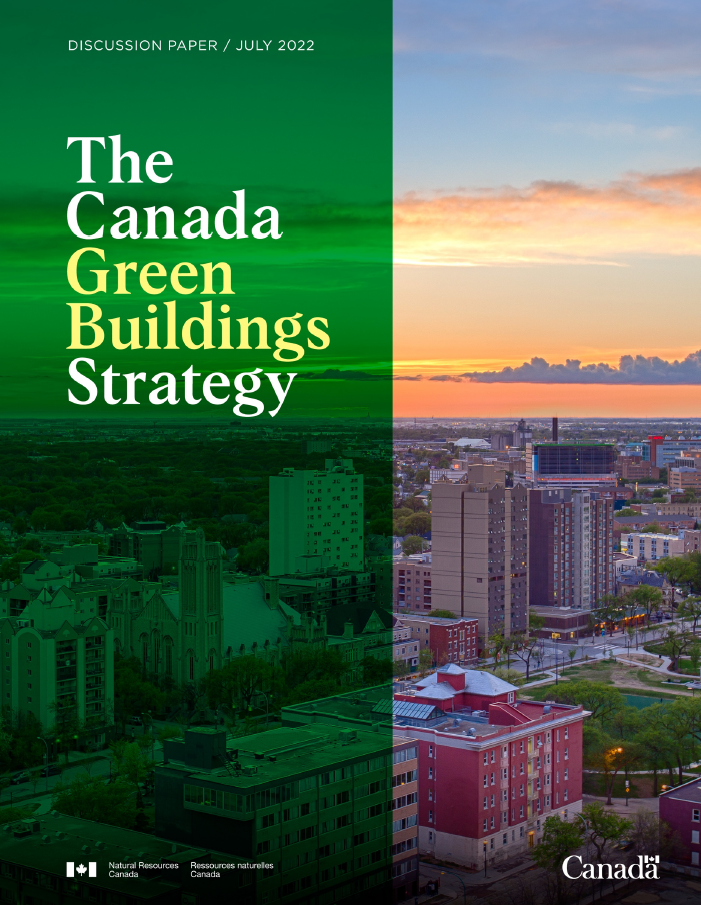 Cover of the Canada Green Buildings Strategy discussion paper