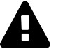 icon of exclamation mark in a black triangle