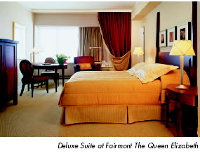 Deluxe Suite at Fairmont The Queen Elizabeth