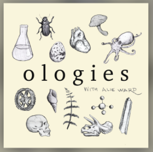 Graphic image of ‘Ologies” podcast logo