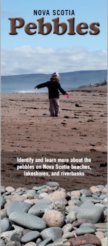 Graphic image of cover of the Nova Scotia Pebble Guide
