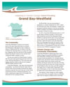 Cover page case study, titled, Adapting to Climate Change: Inland Flooding- Grand Bay-Westfield
