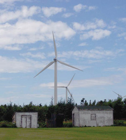 FIGURE 28: Experimental wind farm, North Cape, PE.