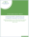 Cover page of case study, titled, Communities Adapting to Climate Change Initiative - Regional District of Central Kootenay Area D in partnership with Village of Kaslo -  Case Study