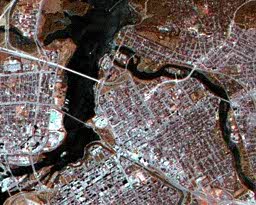 Landsat TM scene of Ottawa, Ontario