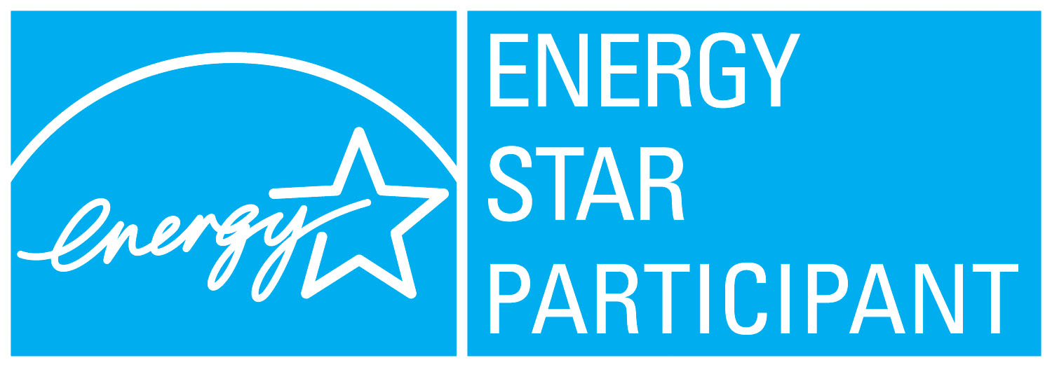 ENERGY STAR PARTICIPANT, horizontal cyan symbol