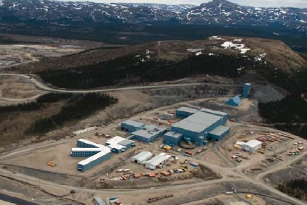 Photo of Vale's Voisey's Bay mine site, Newfoundland & Labrador